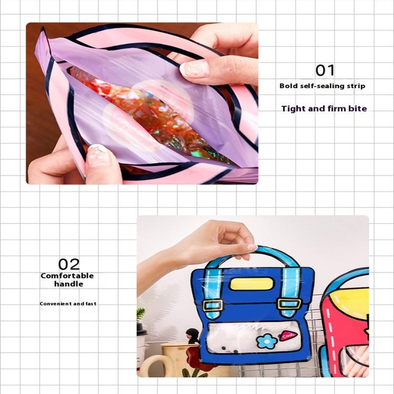 5Pcs Children'S Birthday Gifts Bag Cartoon Nonwoven/Plastic Snack Candy Lunch Handbag For Kids Gift Bag