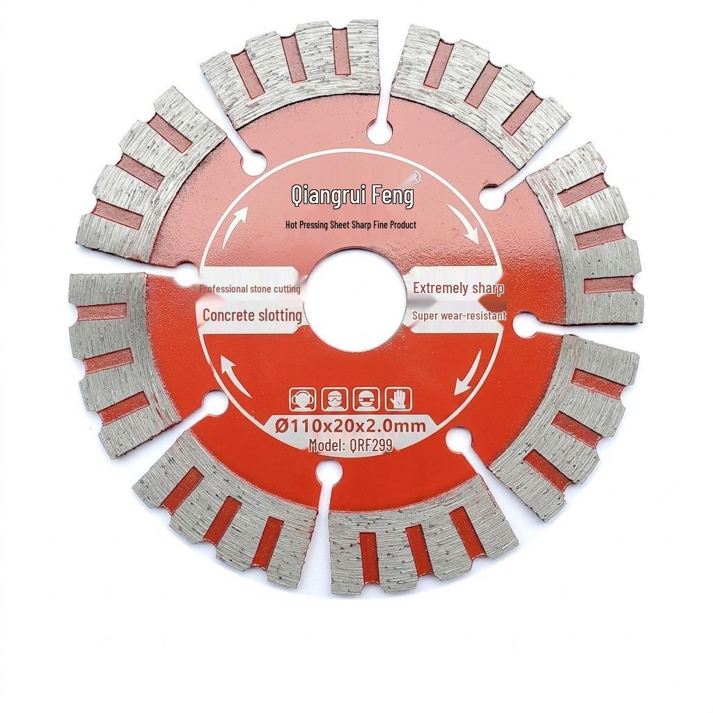 Diamond Grooving Blade for Concrete, Marble, and Rock Slab Cutting