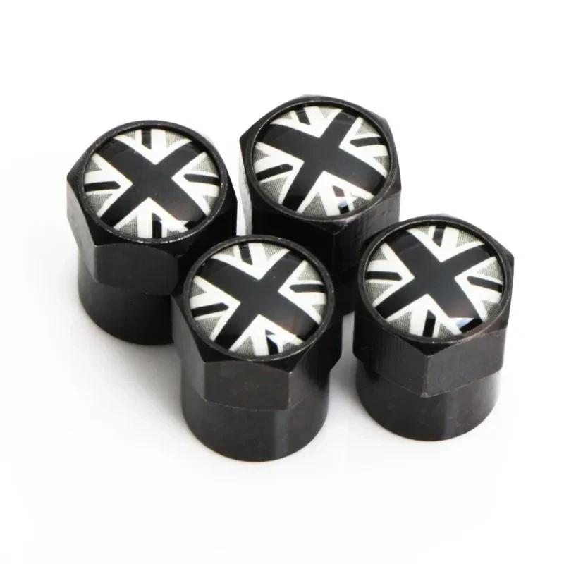 

4Pcs UK Flag Car Wheel Tire Stem Air Valve Caps Covers For MINI COOPER S JCW F55 F56 R55 R56 R60 F60 Exterior Auto Accessories