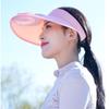 Breathable Empty Top Sunscreen Cap USB Rechargeable Women Sun Hat Fashion Cooling Fan Hat  Women