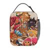 Cookie Run Kingdom Insulated Lunch Bags Large Meal Container Thermal Bag Tote Lunch Box School Outdoor Food Storage Bags