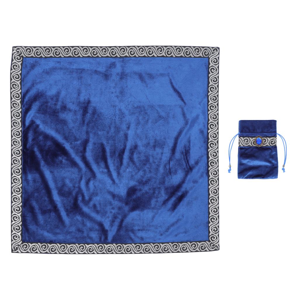 1Set Tarot Tablecloth Premium Divination Cloth For Fortune Telling With Cards Pouch Tablecloth Deck Storage Bag Accessory Home