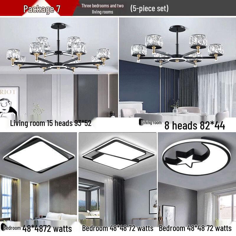 NuFeng Nordic Crystal Pendant Lamp