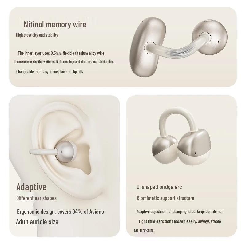 Newman T29 True Wireless Bluetooth Clip-on Earbuds