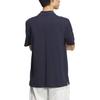 adidas Pique Solid Polo Shirt Asia Sizing 'Navy' Men's JI9053