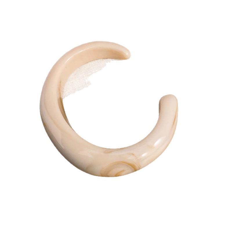 Luxuriöses europäisches & amerikanisches geometrisches offenes Acryl-Armreif-Armband