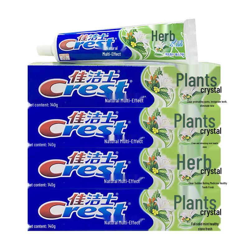 Crest Herbal Crystal Whitening Toothpaste, Refreshing Mint