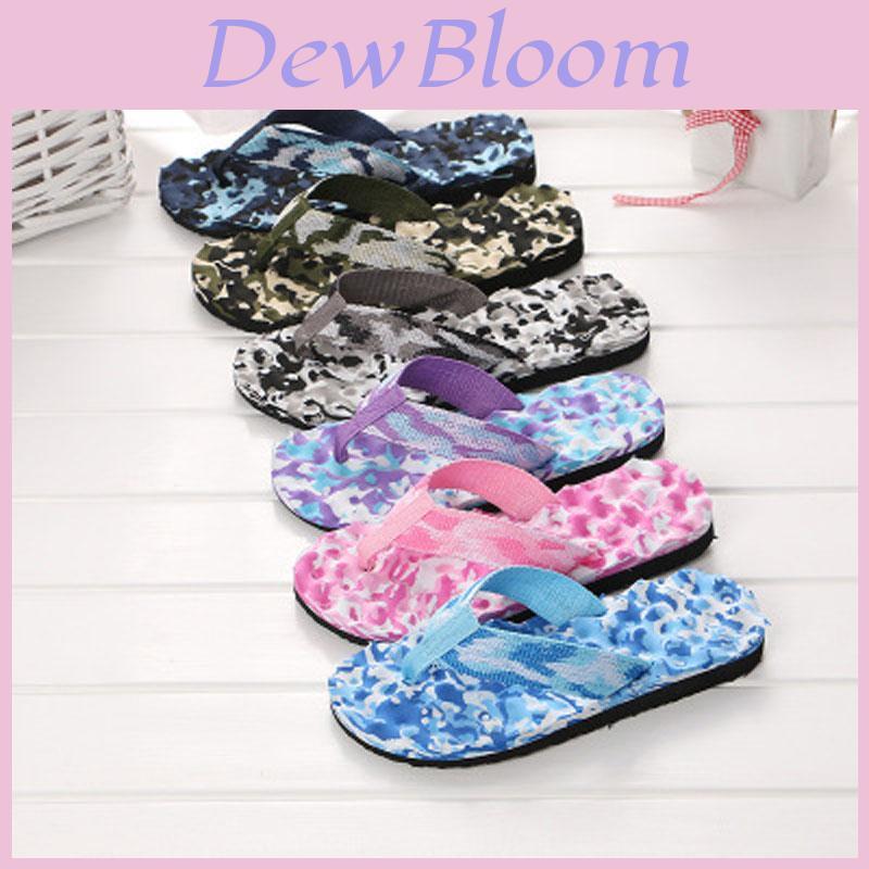 Premium Quality Camouflage Flat Slippers With Comfortable Massage Features For Summer