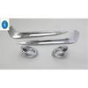 Chrome Car Front Fog Lamp Lights Eyebrow Eyelid Decor Ring Cover Trim For Honda Civic 2016 - 2018 Exterior Refit Kit Accessories