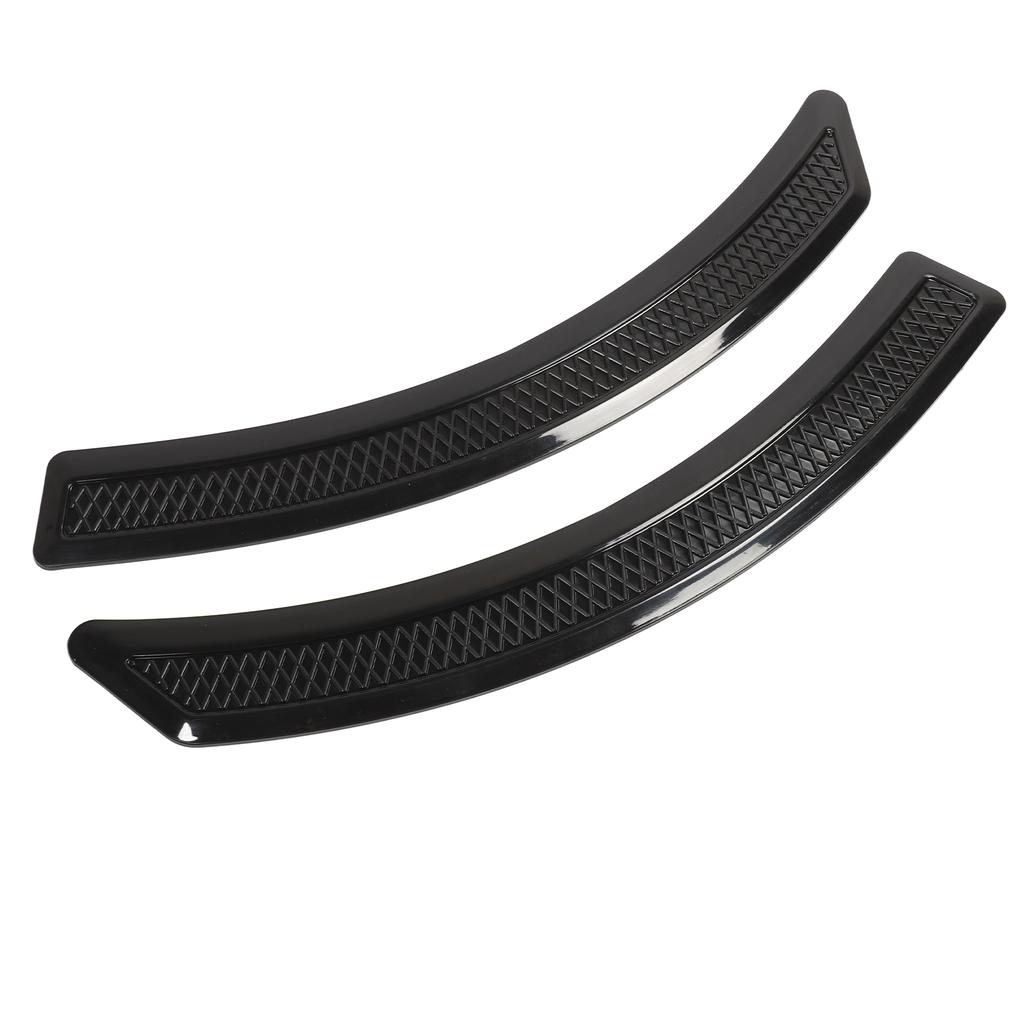 2pcs Car Wheel Eyebrow Strip 41.5cm Universal Anti Collision Wheel Arch Protector Sticker Black