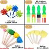 Mehrere Stile Verfügbar Farbe Aquarellmalerei Schwamm Pinsel Rolle Stempel DIY Zeichenwerkzeuge Kunst Malzubehör