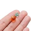 20/50pcs 8mm Glass Pumpkin Beads Spacer Bead for Bracelet Necklace Earrings Keychain DIY Halloween Jewelry Making Accessories