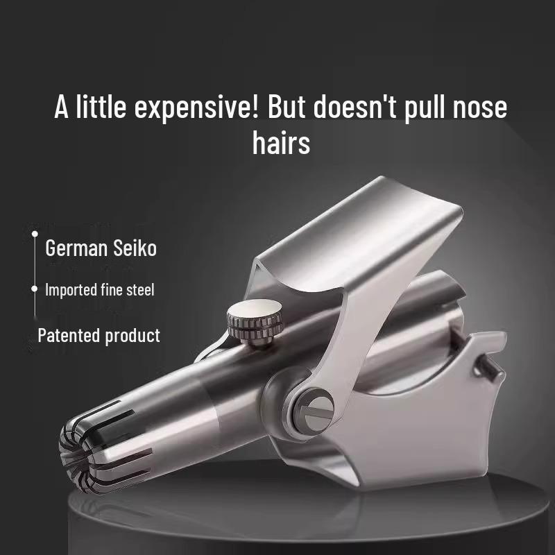 Men's Electric Nose Hair Trimmer and Cleaner