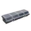 1/2/3/4/5PCS Multi-Compartment Plastic Tools Storage Box For Screws Parts Durable Hardware Jewelry Small Parts Toolbox Case