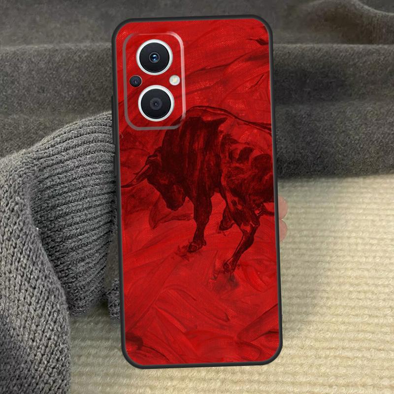 Bullfight Bull Fighter Cover For OPPO Reno 11F 12F 13F 14F 8T 7 8 10 11 12 13 14 Pro OPPO Find X9 X8 X6 X5 Pro Case