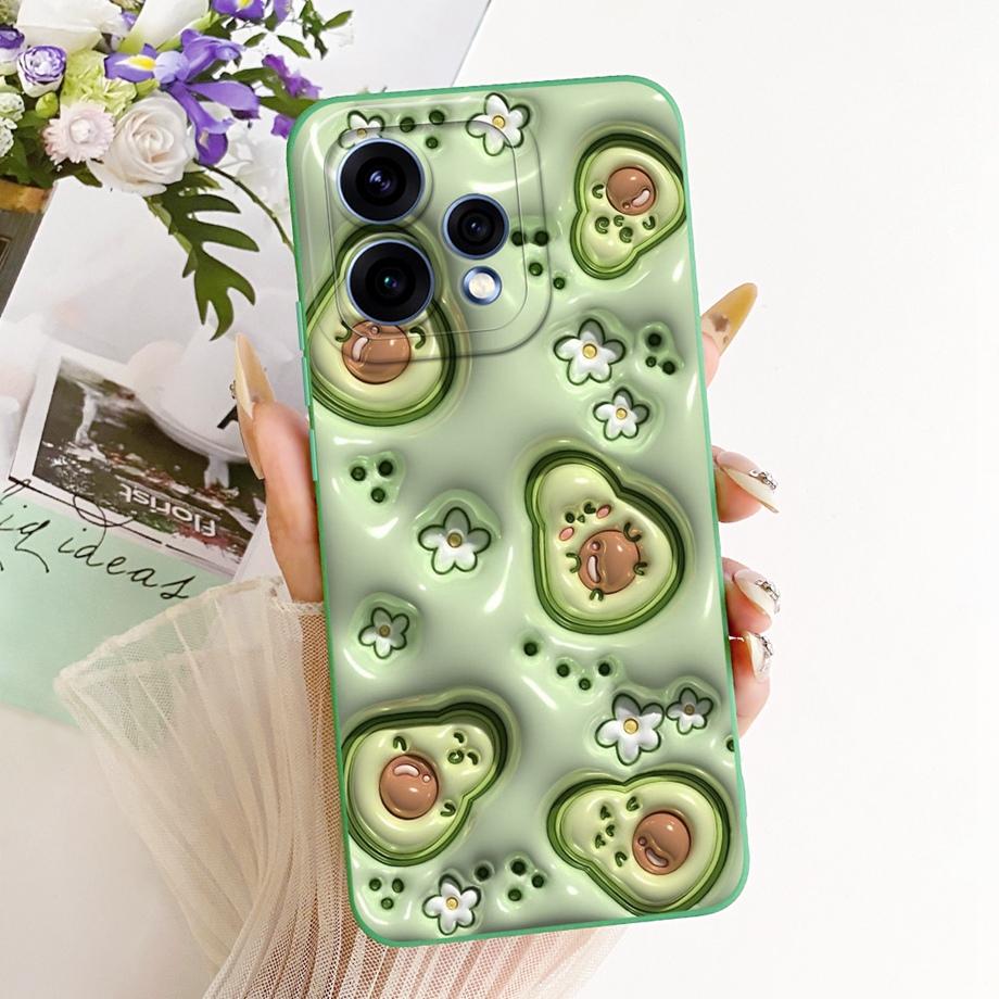 Cute Cartoon Black Cat Dragon Soft Silicone Case For Oppo Reno15 15C 15F 15 Pro Phone Shell Shockproof Cover Anti-scratch Bumper