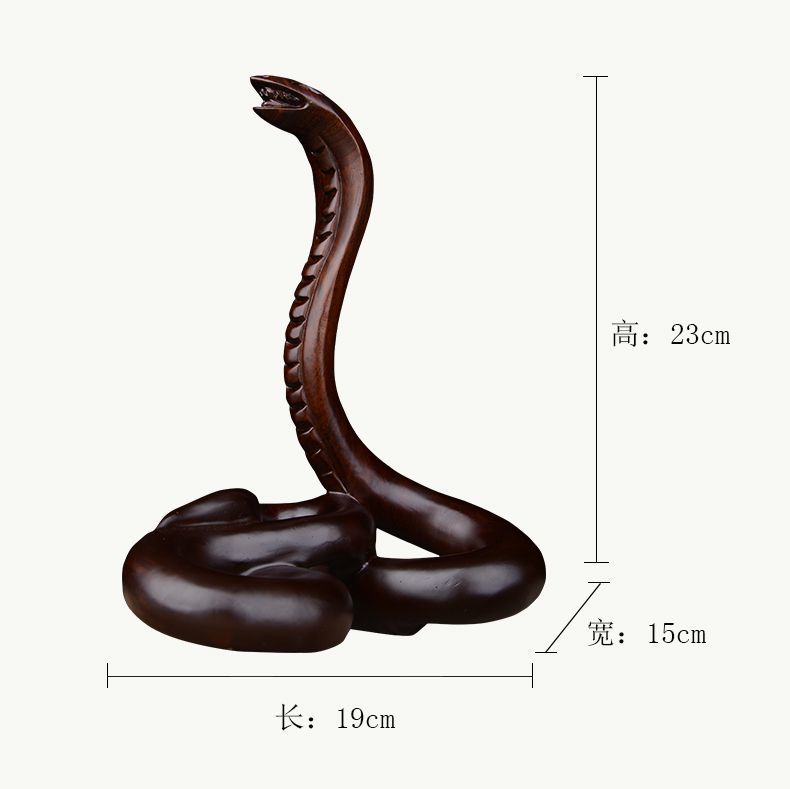 

Черный сандаловый деревянный резной орнамент в виде змеи из цельного дерева, качественный китайский знак зодиака, змея, предметы интерьера, украшения, фэн-шуй, ремесла