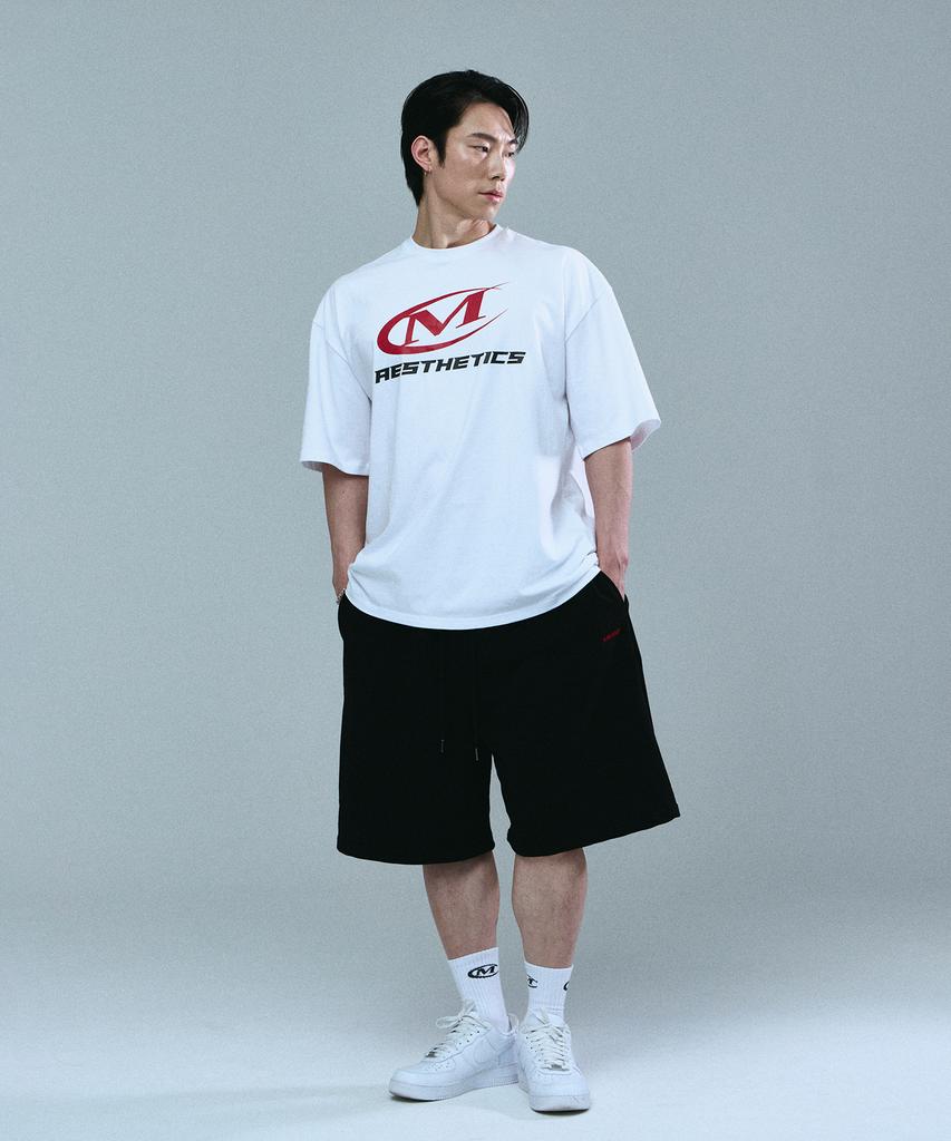 Mihag Symbol Big Logo Oversized T-Shirt (White)