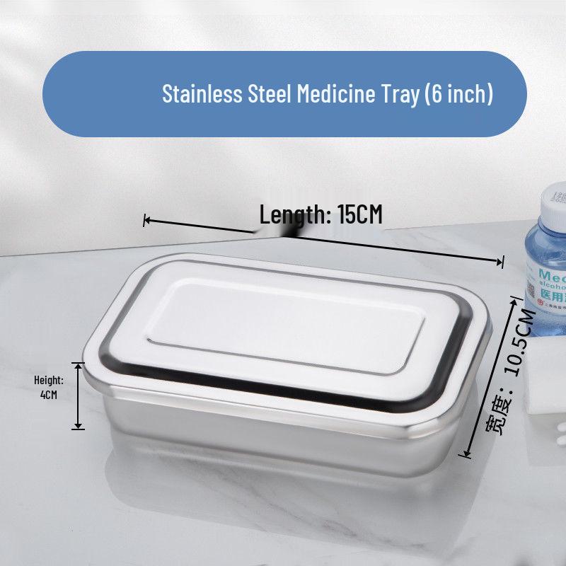 Jingyu Stainless Steel Sterilization Tray with Lid