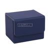 The God of Toys Small Blue Trading Card Deck Case PU Leather Magnetic Closure Portable Game Storage Holder 120 Cards