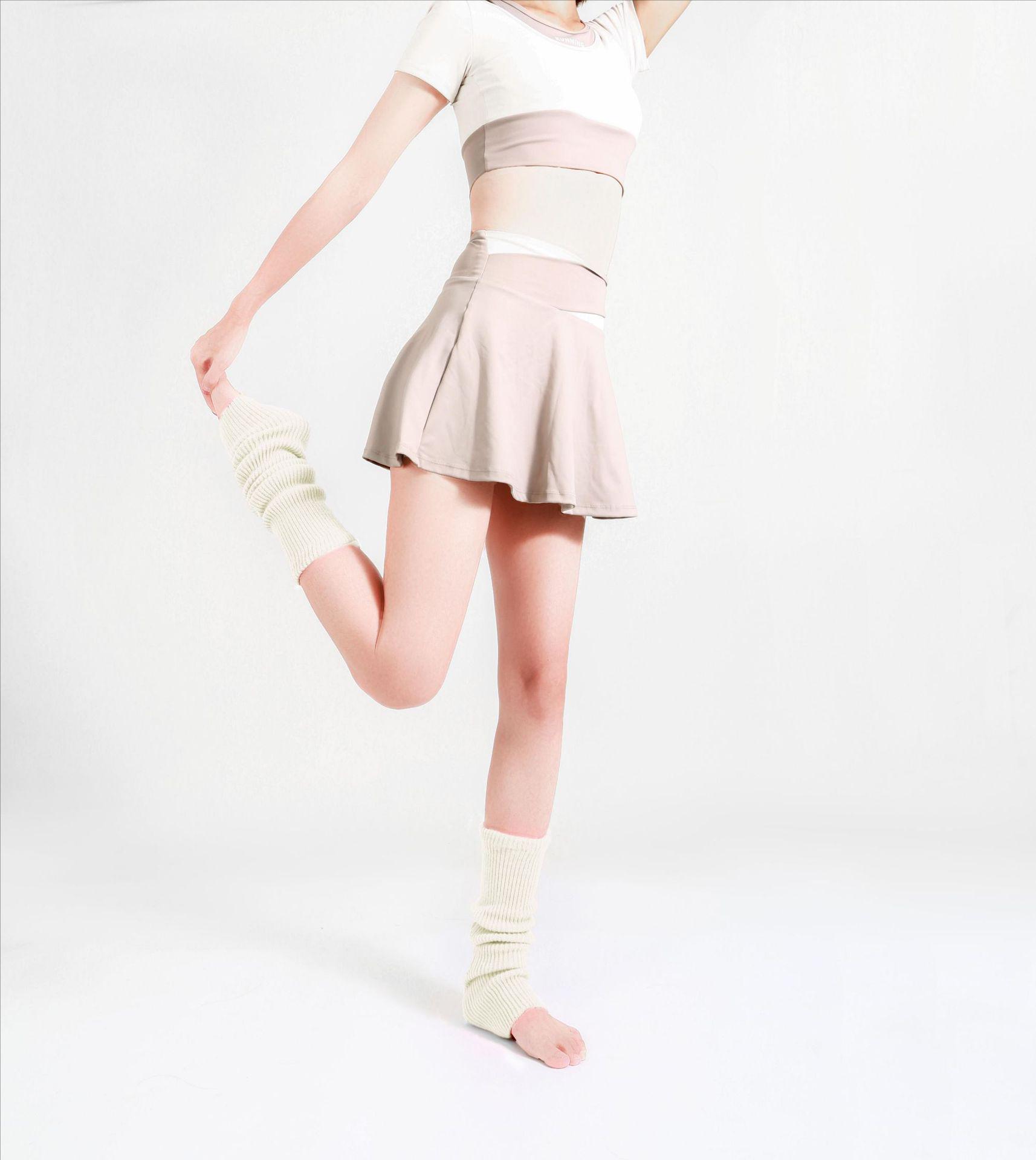 

Детские и взрослые шерстяные гетры – вязаные носки для танцев, йоги, балета, спорта 50 cm