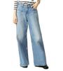 Lee Jeans Stretch Denim Size L [XXS-4L] Women's Wide-Leg Pants, Blue,