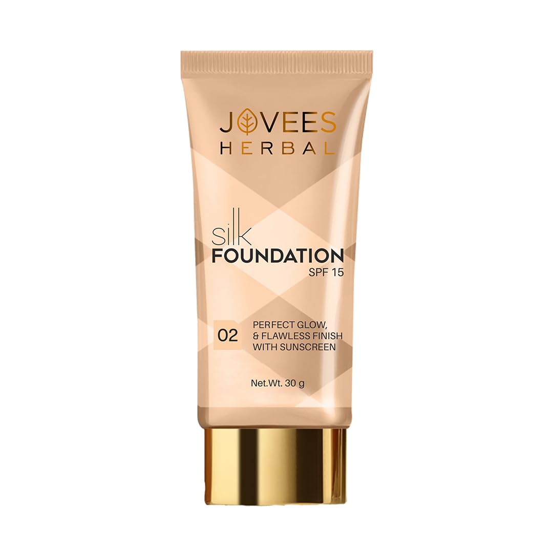 

Jovees Herbal Silk Foundation Shade 2 SPF 15 Matte Finish Full Coverage Cream 30g