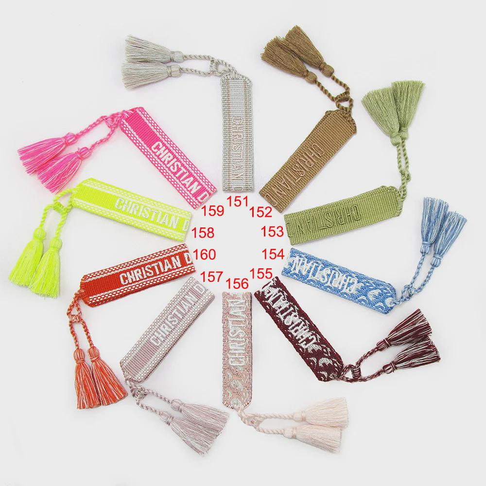 Bohemian Braided Rope Bracelet with Tassel and Letter Charm for Women