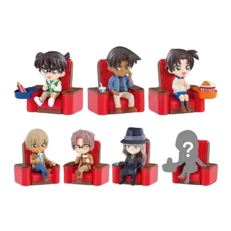 Re-Ment Detectives Conans Movie Theater Series Blind Box Toys Kudo Shinichi Ran Mouri Action Figures Collectibles Children's Toy