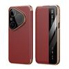 Applicable to Huawei pura90promax mobile phone case lens all-inclusive anti-drop 70por smart window 80pro leather case