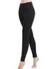 Roopa Premium 3D Fit Active Leggings for Yoga Sculpting UV High Size Regular Length Women, Pants, Buttocks, Quick-Drying, Protection, Waist/Black, M,