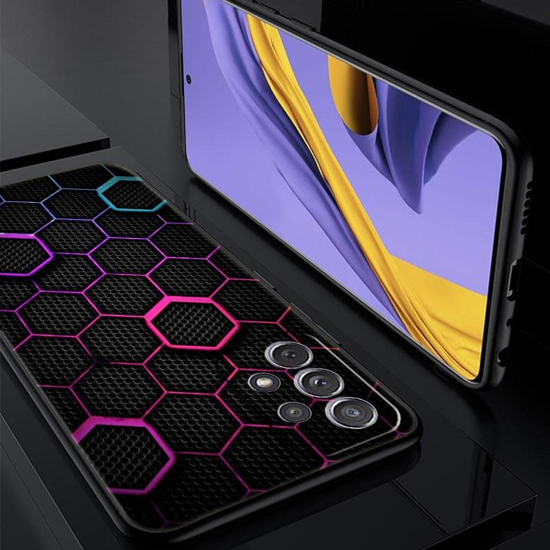 Carbon Fiber Phone Case For Samsung Galaxy A13 A51 A71 A41 A31 A21S A11 A01 A03S A12 A32 A52 A22 A23 A33 A53 A73 5G Soft Cover