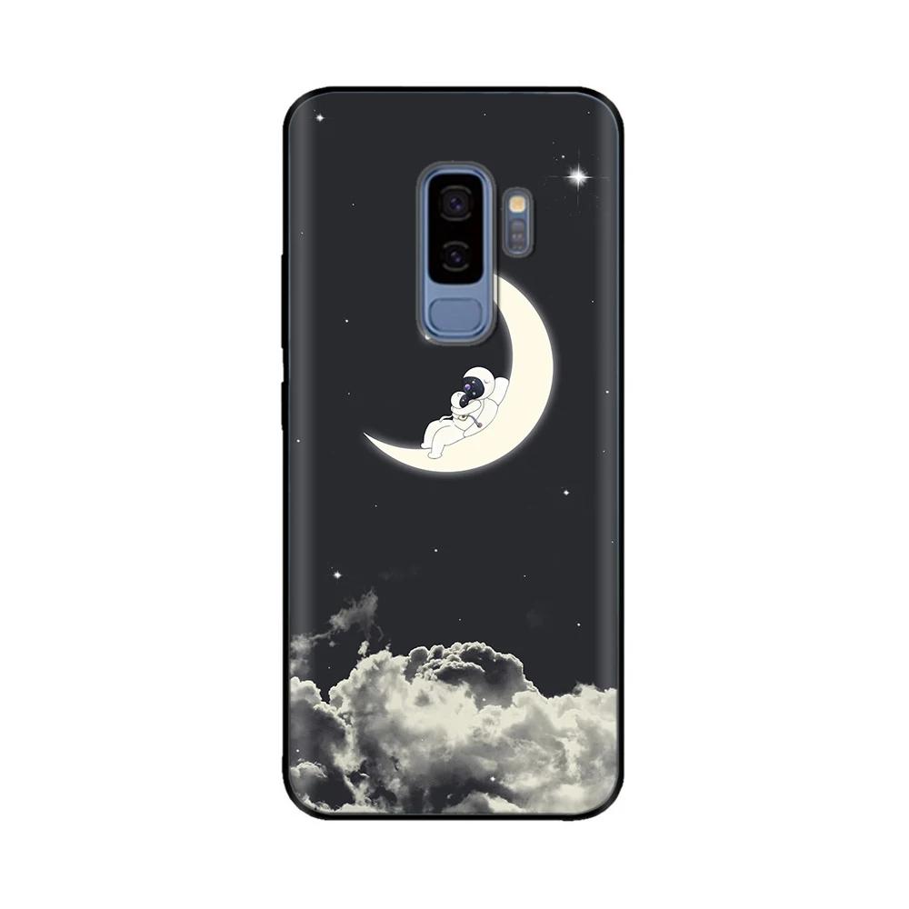 For Samsung S9 Case Color Painted Soft Liquid Silicone Camera Protection Phone Cover For Samsung Galaxy S9 Plus S9Plus S 9 Funda