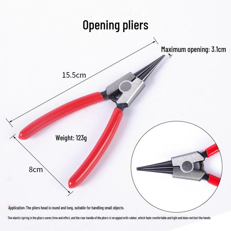 DIY Jewelry Needle-Nose Pliers: Handmade Accessory Tool for Bracelets, Necklaces, and Pearl Stringing.