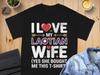 Funny T Shirt for Husband of Laotian Wife, Proud Laos Spouse Tee, Unisex Laos Culture Shirt, Laotian Wife Appreciation Gift, Funny Lao Tee