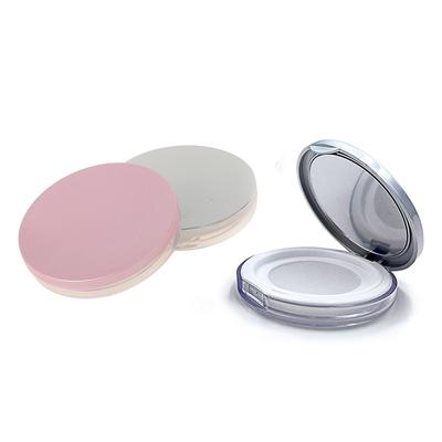 Portable Empty Cosmetic Sifter Loose Jar Container Puff Box Case With Mirror