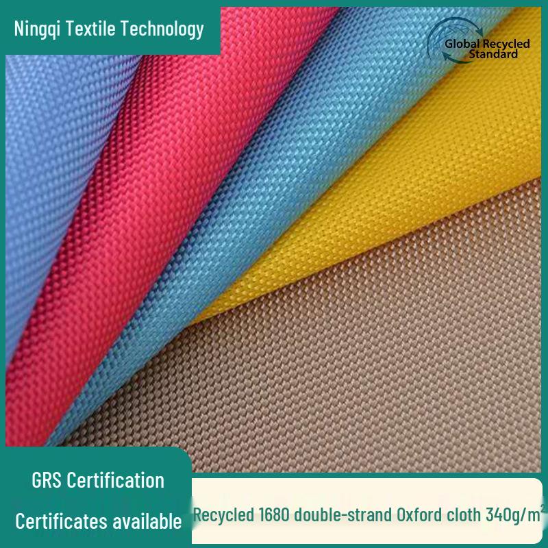 

GRS Certified 1680D rPET Recycled PVC Wear-Resistant Oxford Cloth for Tents, Luggage, and Backpacks.