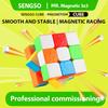 Sengso Magnetic Speed Cube 2X2 3X3 4X4 5X5 Pyraminx Megaminx 3X3, 48 Magnets Cube Stickerless For Kids Beginners Educational Toy