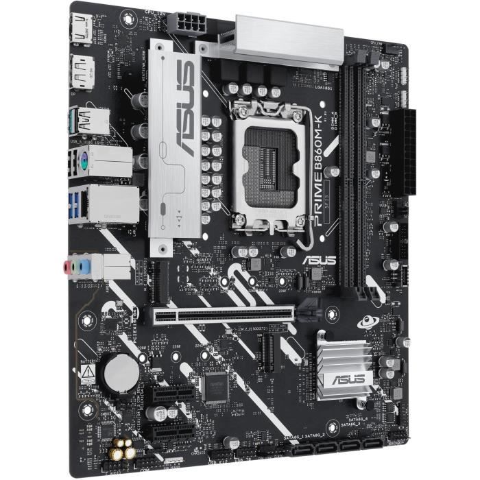 Carte mère - ASUS - PRIME B860M-K - Intel B860 LGA 1851 (Socket V1) micro ATX