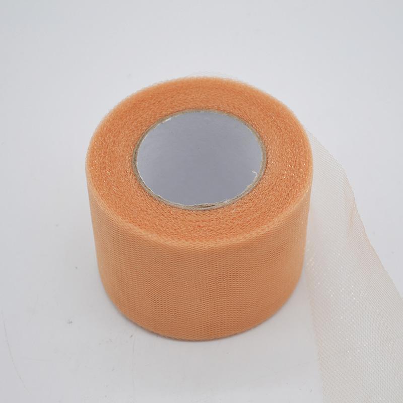 22m/lot 2" 5cm Shiny Tulle Roll Spool Fabric Tutu Skirt Chair Sash Bow Table Runner  Wedding Baby Shower Party Decorations