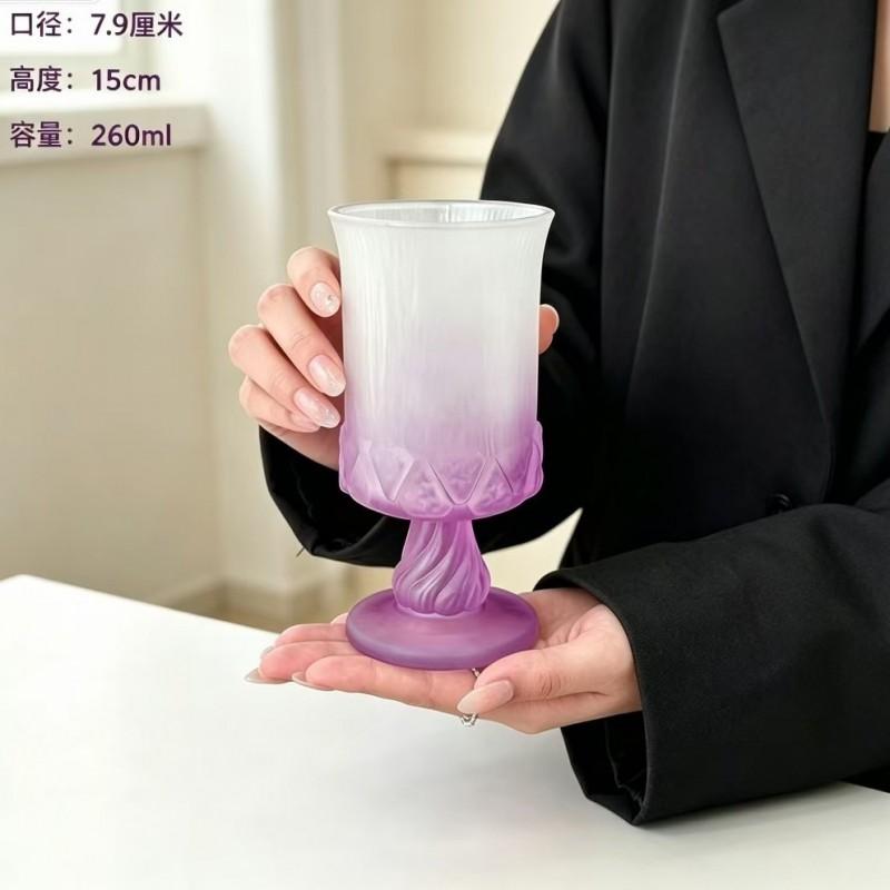 Glass Drinking Cup Juice Smoothie Iced Tea Cocktail Milkshake Beverage - 260ml To 500ml Clear Transparent Tumbler With Handle