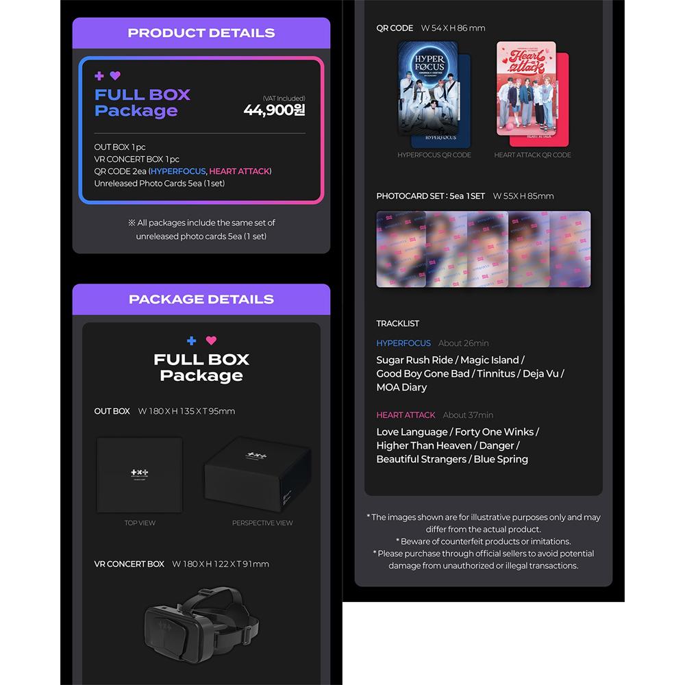[Pre-order] TXT - [VR Concert Box] Volledige Box Pakket