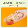 LAOXIANGHE Microwavable Round Disposable Food Containers 1500ml