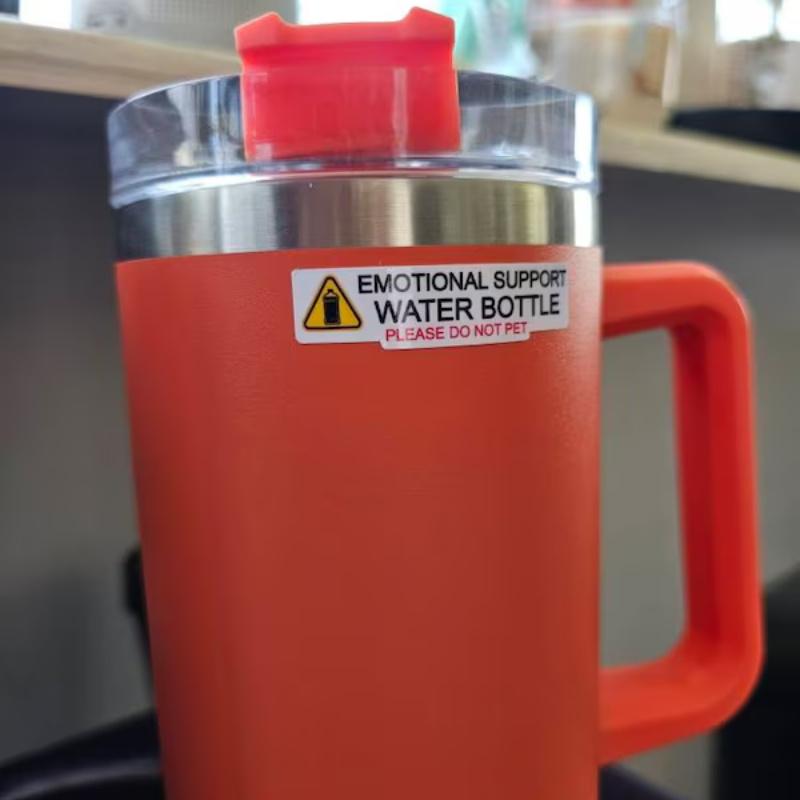 Emotional Support Water Bottle Sticker, Stickers for Hydroflask, Water Bottle Sticker, Yeti Sticker, Decal Sarcastic Funny Clean