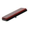 2pcs Motorcycle Truck PMMA Plastic Rectangle Reflector Tail Brake Stop Light Lamp Red Motor Home Trailer Stop Signal