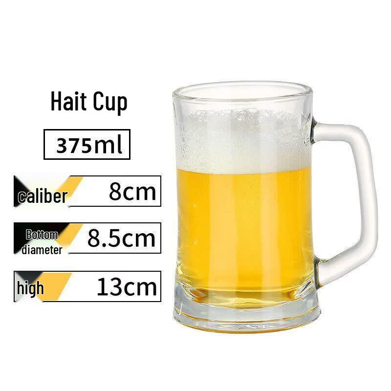 Pineapple Design 1000ml Glass Beer Mug