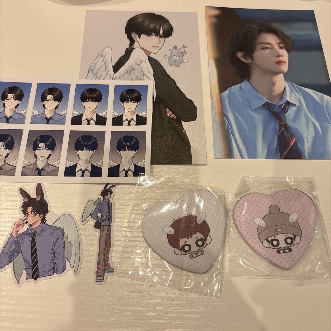 

[Б/У] riize Сончан поздравительная открытка и значок