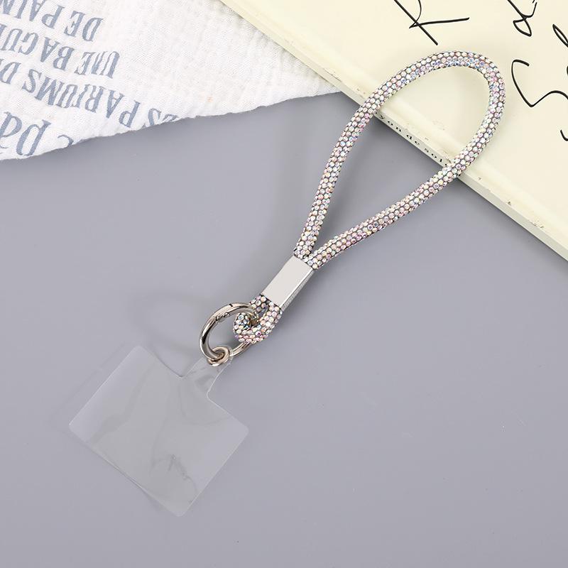 Creative Luxurious Rhinestone Chain Short Phone Pendant Exquisite High-end Wrist-style Anti-lost Phone Hanging Chain Accessory Pendant