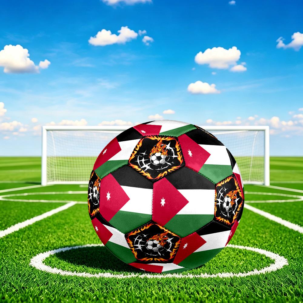 1pc Jordanian Sports Theme Size 5 Soccer Ball Professional Match Training Football Indoor &Outdoor Sports Ball Lightweight Durable c6638