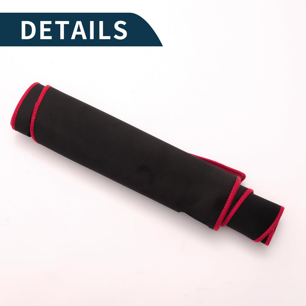 TUCKBOLD Dashboard Mat for Honda Odyssey Car Interior Dashboard Protective Interior Sun Flannel Black with Red Set RC1/RC2, Cover, Mat, Parts,